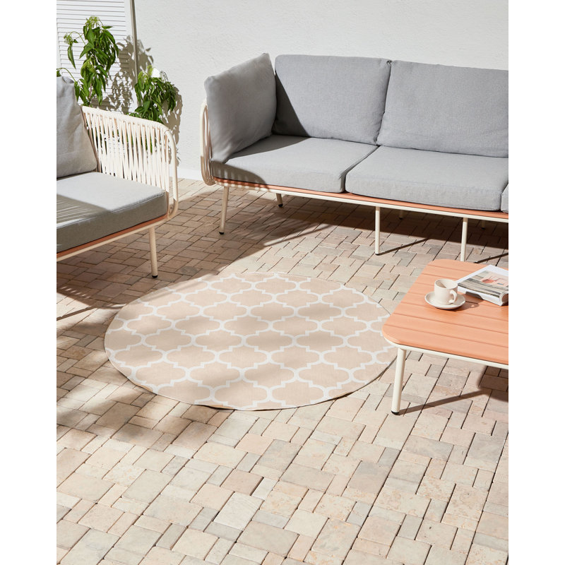 Outdoor Rug MOSORE, Round 120 cm