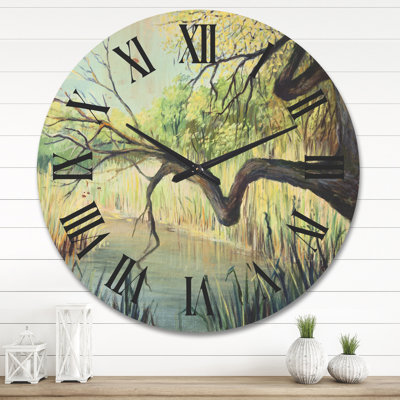 Horloge murale The Lake of Silence
