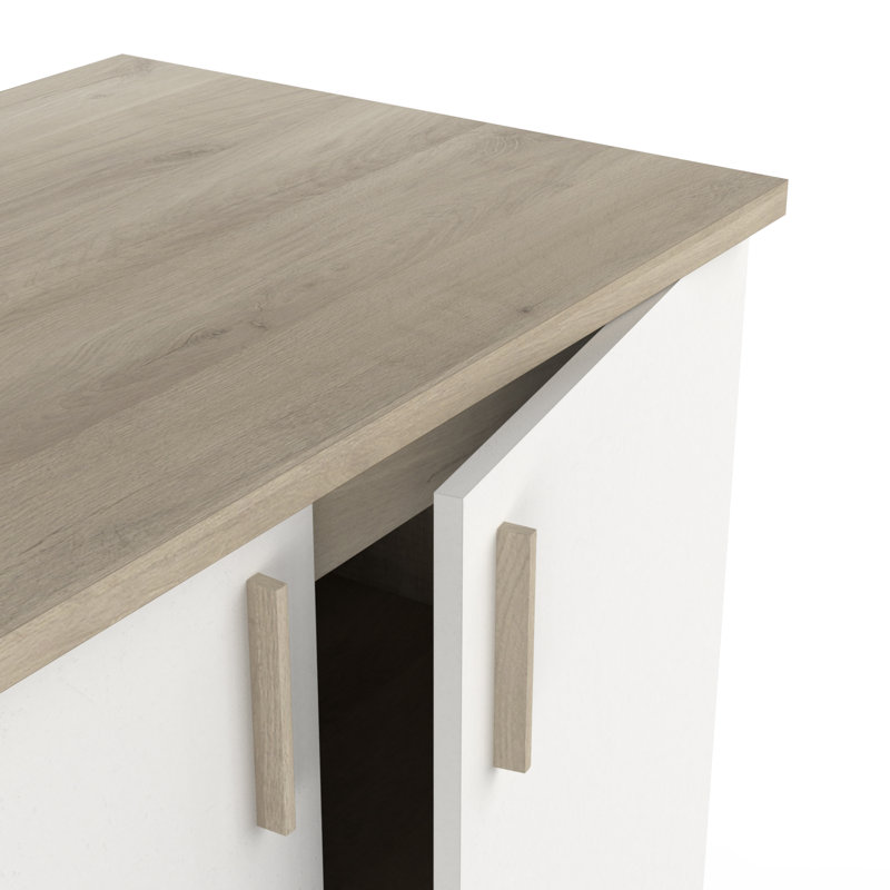 Origan Base Unit, White/Brown