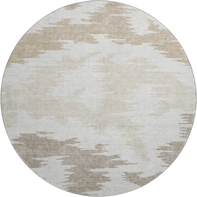 Premium Machine Washable Lisse Ivory Rug