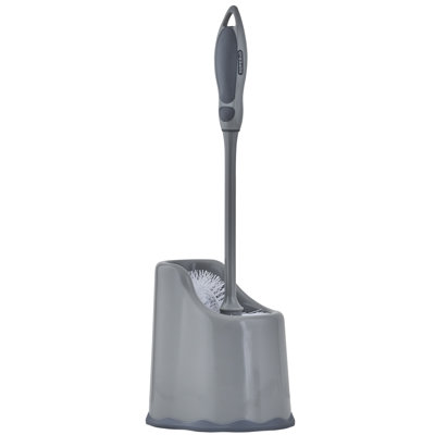 16in. H Free Standing Toilet Brush and Holder