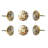 Allura 1.41" Diameter Mushroom Knob Multipack