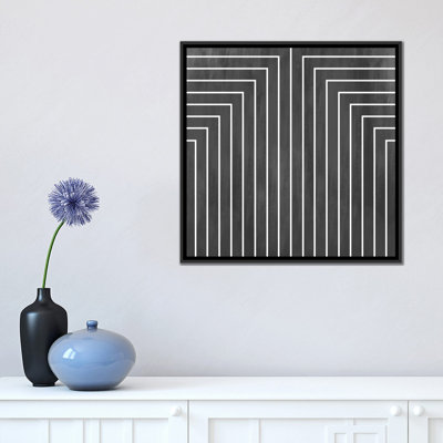 'Mid Century Modern Art' - Wrapped Canvas Print