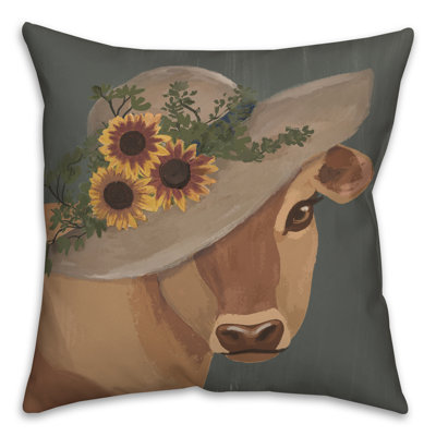  Polyester Indoor/Outdoor Throw Pillow
