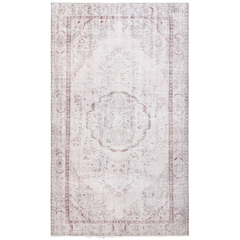 Tapis beige à transition de couleur 5 pi 8 po x 9 pi 5 po