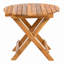 AUCUNE INSTALLATION REQUISE, PLATEAU EXTÉRIEUR EN BOIS D'ACACIA PLIABLE ET RÉGLABLE (FINITION Teck)