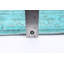 Tapis turquoise à transition de couleur 4 pi 8 po x 8 pi 7 po