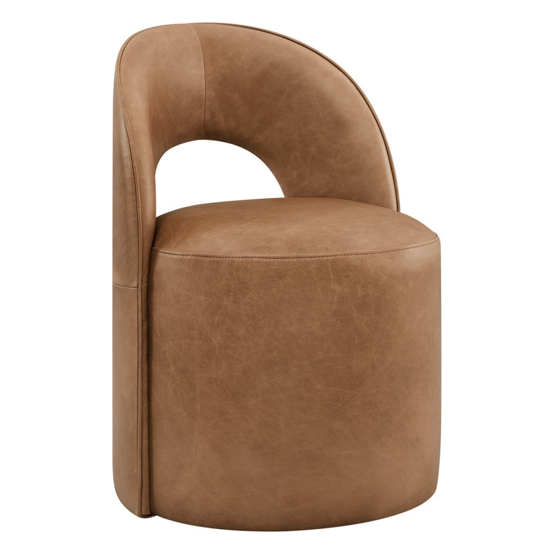 Neta Upholstered Swivel Dining Chair