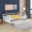 Lit plateforme simple avec lit gigogne-304594314
