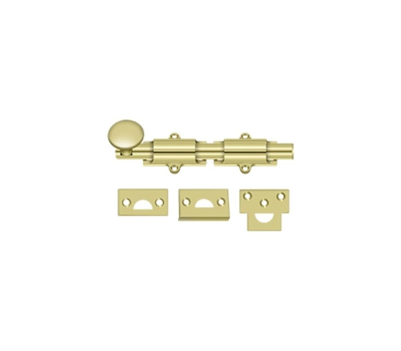 Brass Hardware, 1.25" H x 8" W x 1" D, Polished Brass