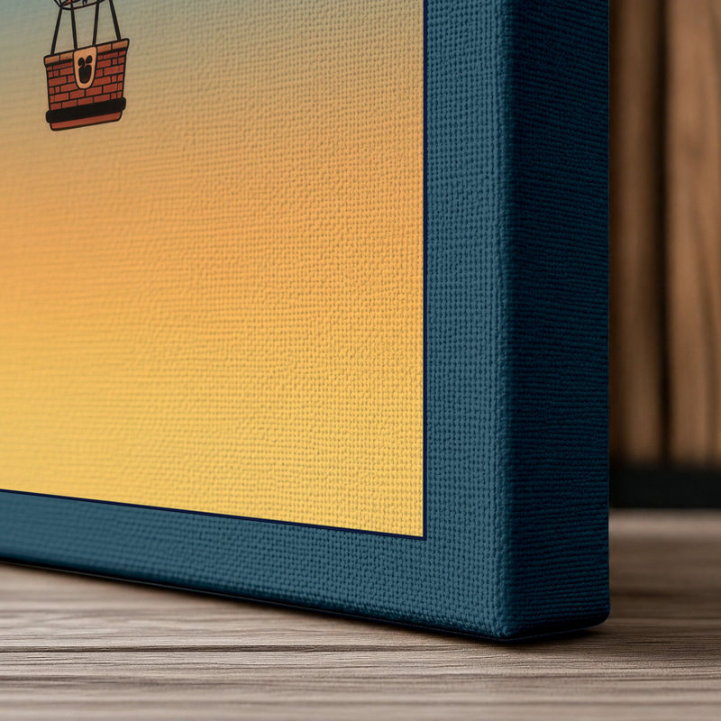Print, 24x16 - 61.0 x 40.6 cm, Teal Border