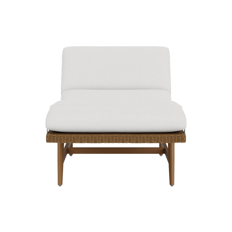 Outdoor Chaise Lounge, Hickory