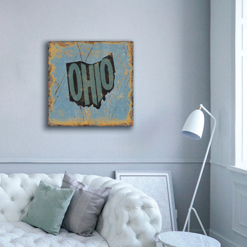 'Ohio' by Art Licensing Studio Canvas Wall Art