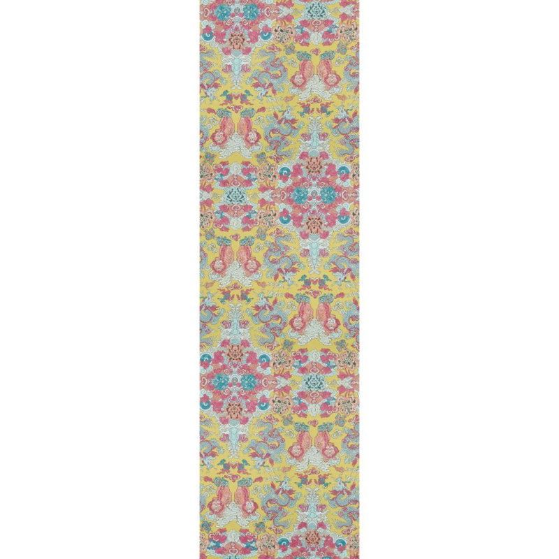 Magic Mountain Dragon Wallpaper, Yellow