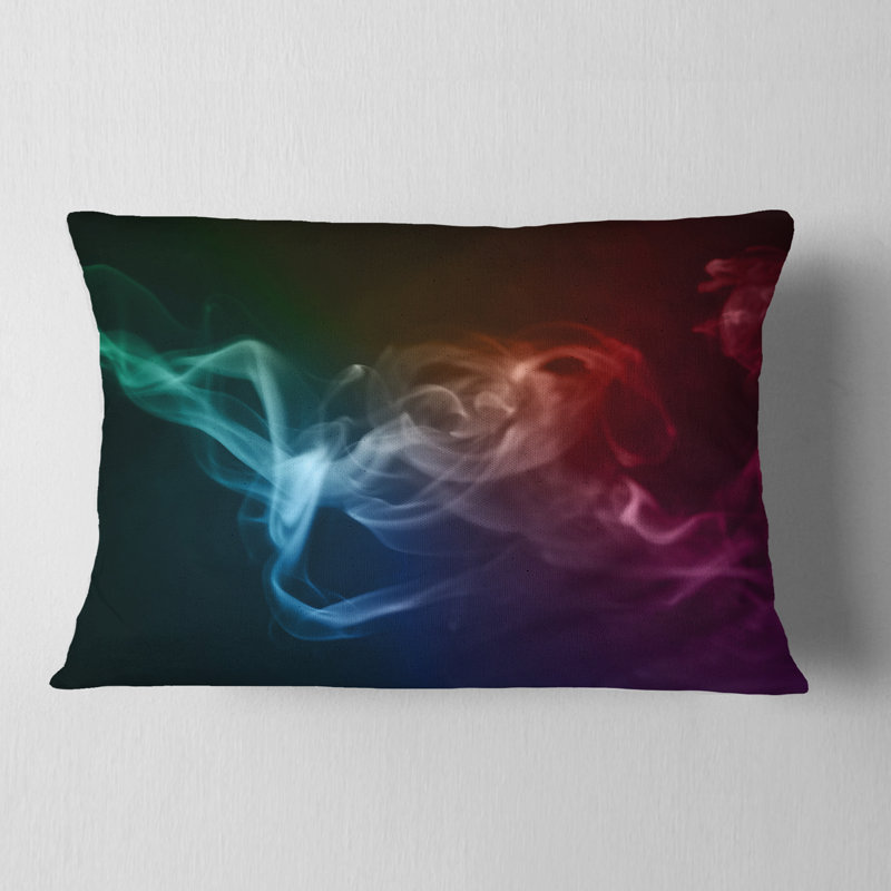  Coussin lombaire Abstract Smoke Waves