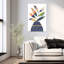 Art coloré abstrait plante colorée contemporaine 1-596038665