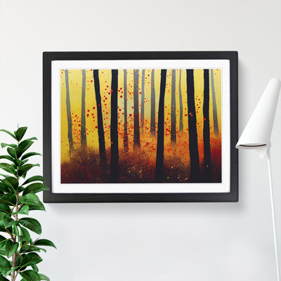 Autumn Forest Splatter Vol.4 - Single Picture Frame Print