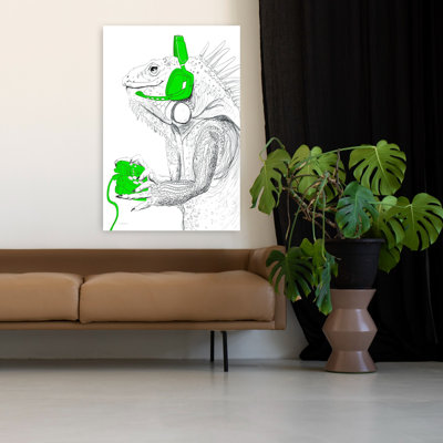 Contemporary Art Contemporary Lizard Wall Art