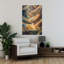 Colourful Canyon Abstract Contemporary Wall Art-633189109