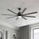 Brixham 76" 8- Blade LED Smart Chandelier Ceiling Fan with Remote Control and Light Kit Included
