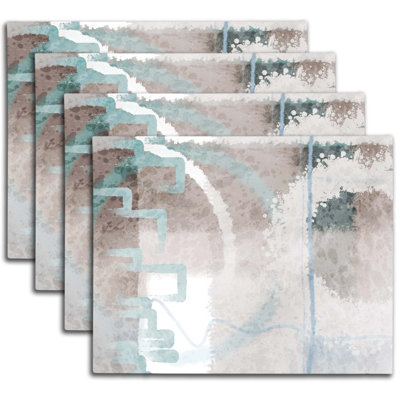 Napperon abstrait en polyester