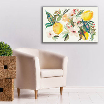 Art mural sur toile Epic Graffiti «Citrus Summer 1 V2» par Kristy riz