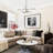 8 - Light X-shape Tiered Sputnik Design Glass Linear Led Chandelier-1504378812