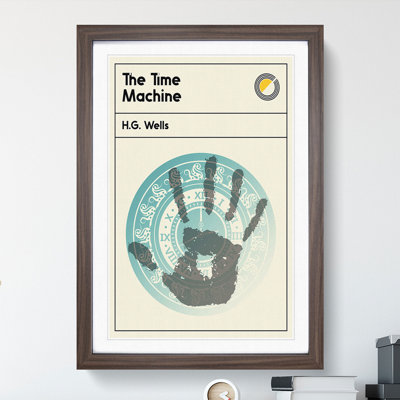 Book Cover the Time Machine H. G. Wells - Picture Frame Graphic Art