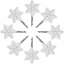Crochet de rideau de douche Thanksgiving Christmas
