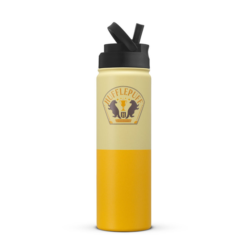 Bouteille d'eau en acier inoxydable Harry Potter - Poufsouffle - 22 oz