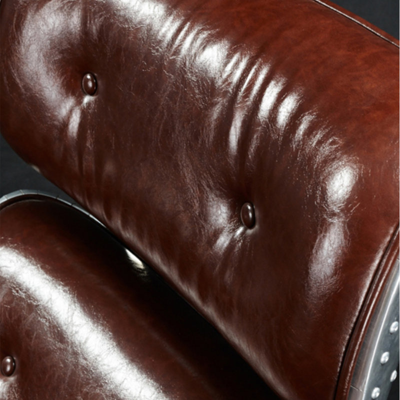 Fauteuil inclinable pivotant de 33,86 po en aluminium