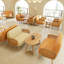 Banc rembourré en similicuir restaurant Cafe Casual