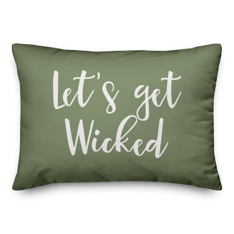  Coussin Let's Get Wicked, vert
