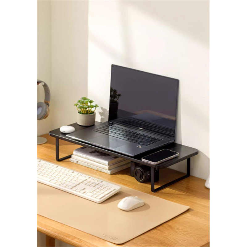 Support pour écran d'ordinateur de bureau, Noir