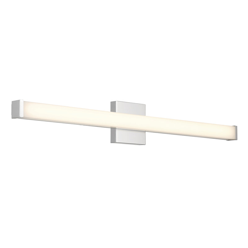 Éclairage pour meuble-lavabo à DEL Ronning, H 2 po x l 36 po x P 2 po, Chrome chrome