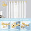 Tringles à rideaux dorées pour fenêtres de 48 à 84 po, tringle à rideaux réglable de 1 po, tringles à draperies décoratives à fleur de cygne, tringle à rideaux télescopique à fenêtre simple, laiton