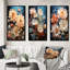 «China Art Graceful Blossoms», ensemble de 3 pièces d'art floral-1229552013-1229552012