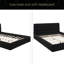 Grand lit plateforme tapissier-1100715070