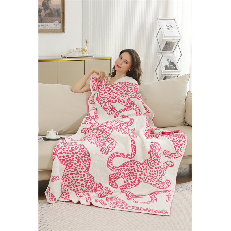 Jeté de luxe à motif animalier - Cheetah