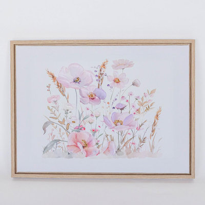«Flowers In The Field», reproduction d'art sur toile