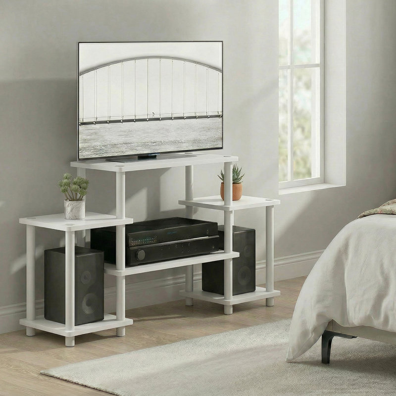 Lamartine TV Stand for TVs up to 43", White/White