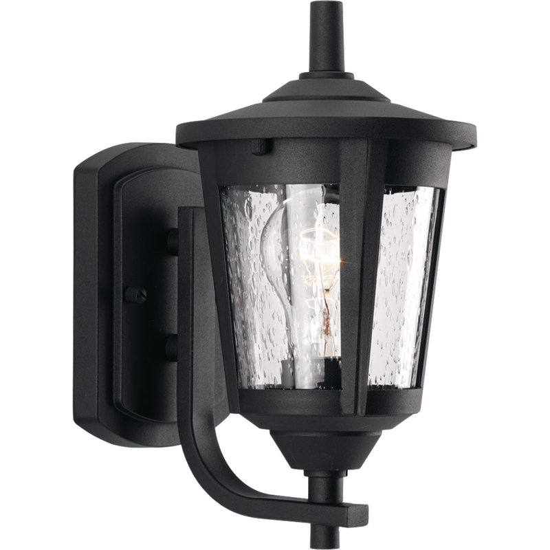 Meador Wall Light, 10.38" H x 5.75" W x 7" D, Black