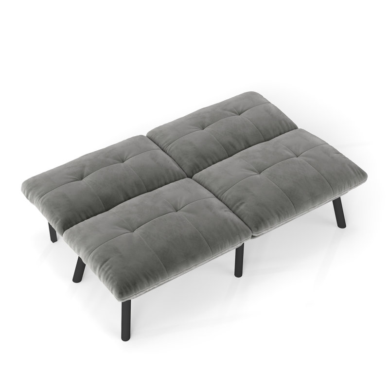 Canapé-lit convertible pliant moderne, Gris
