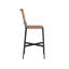 Almin Upholstered Stool with Metal Frame-1474041640