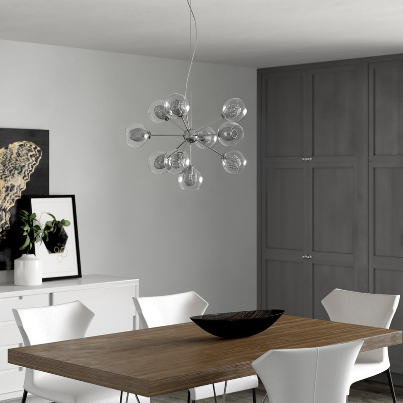 Gulielma 10 - Light Sputnik Chandelier, Clear