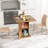 Small Dining Table For 2-4, 31.5 Inch Square Kitchen Table With Storage For Dining Room, Space Saving-1165290850