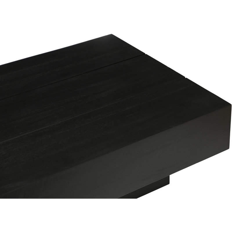 Table basse Plank, Noir