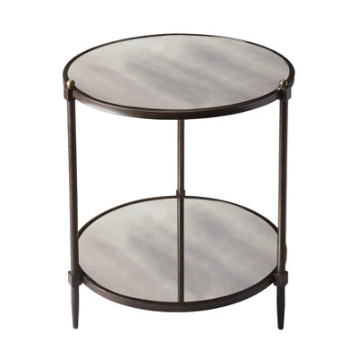 Peninsula Mirrored Side Table