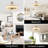 32.3" Glass Caged Ceiling Fan With Dimmable LED Lights And Remote Control
