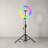 10" RGB Ring Light with 63" Tripod Stand and Cellphone Holder Dimmable